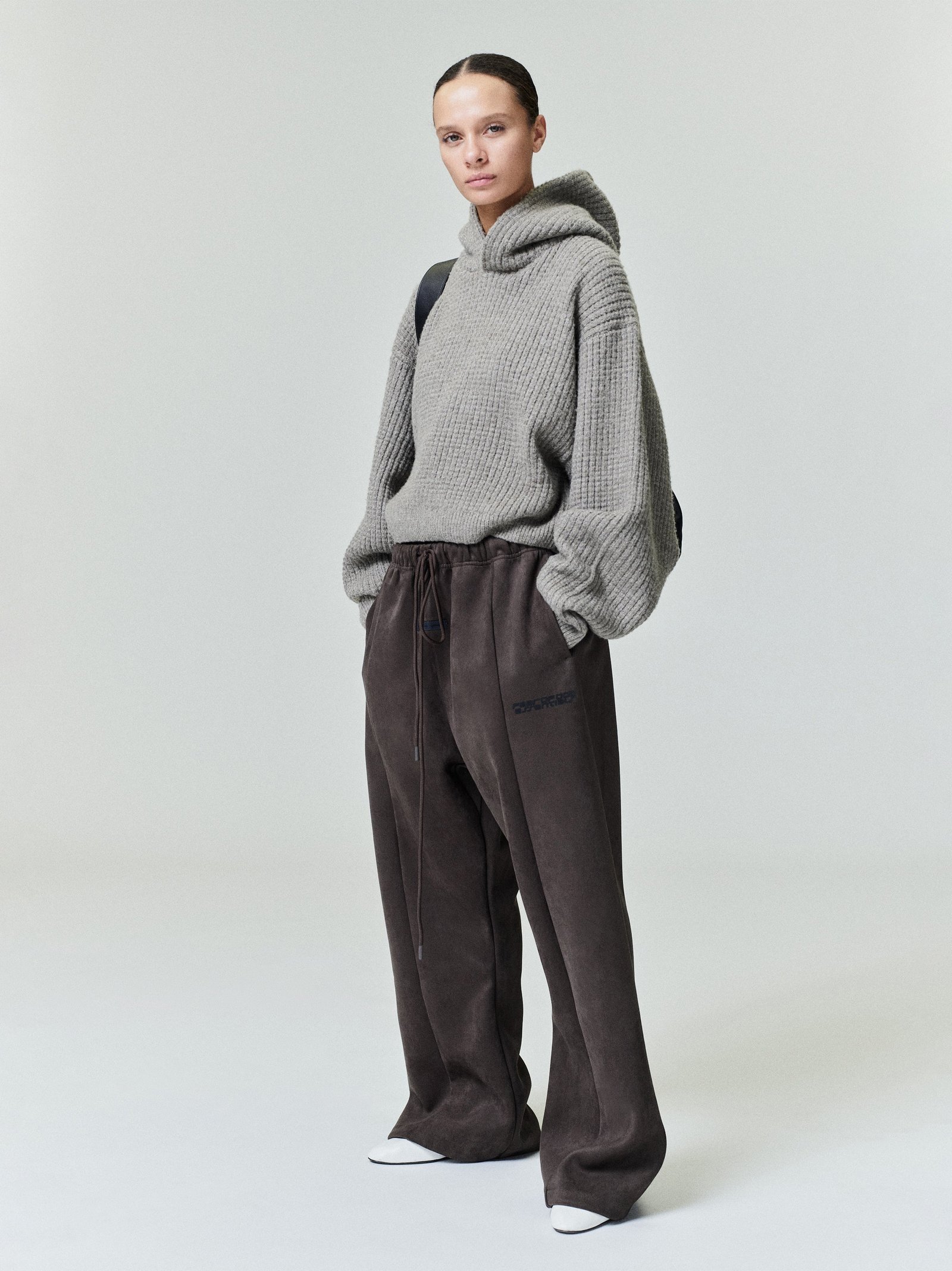 Womens Heavy Waffle 90s Hoodie - Image 2
