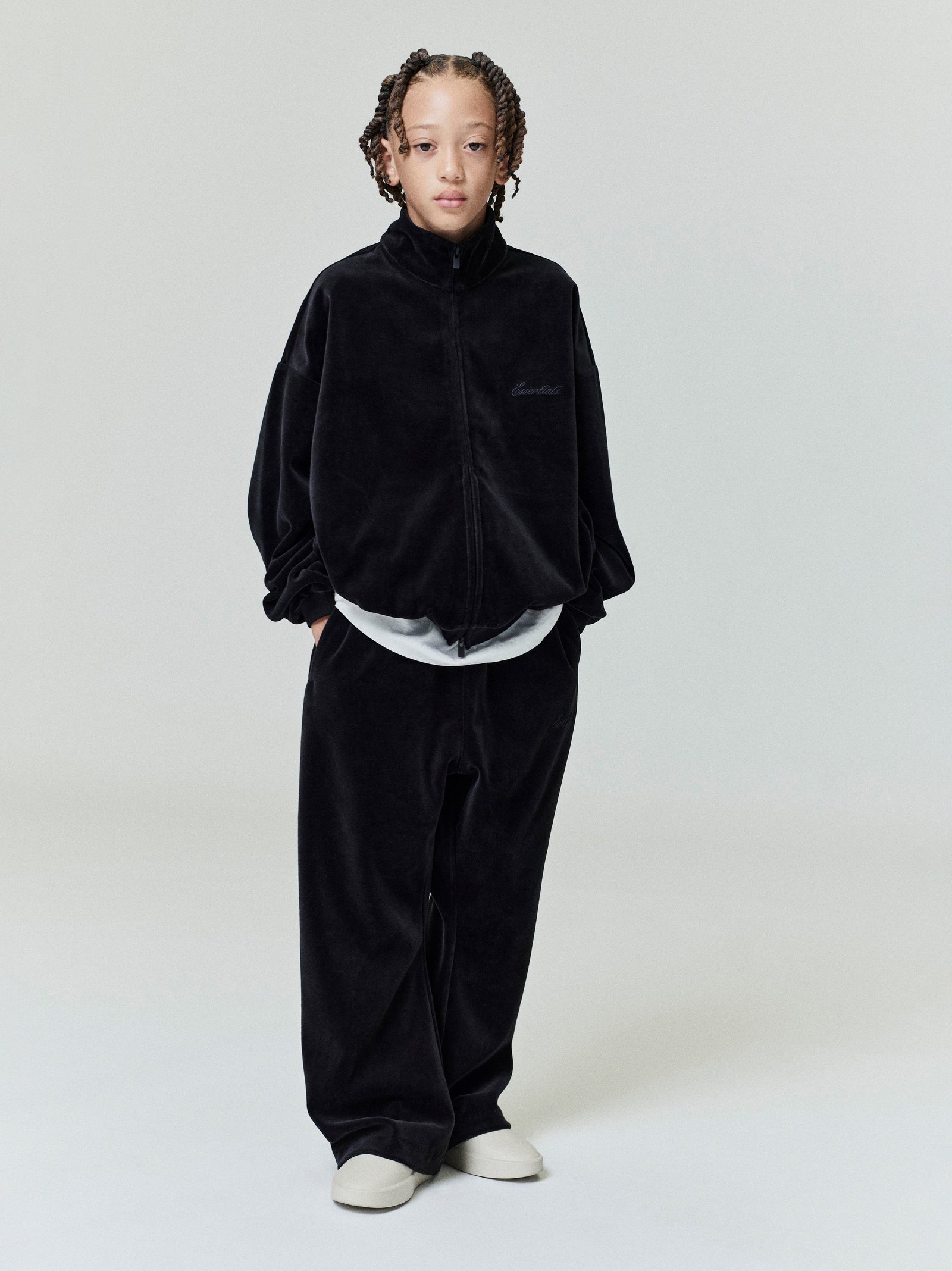 Kids Velour Flare Sweatpant - Image 2