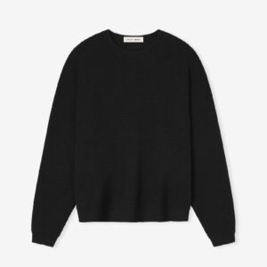 Waffle Crewneck Sweater