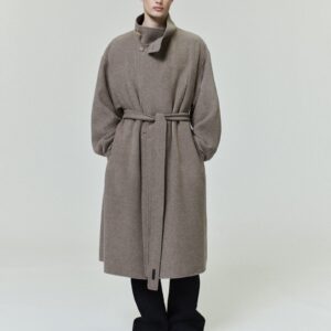 Wool Cashmere Highneck Coat