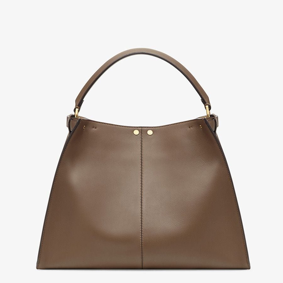 Fendi X-lite Large Brown Leather Bag - Image 4