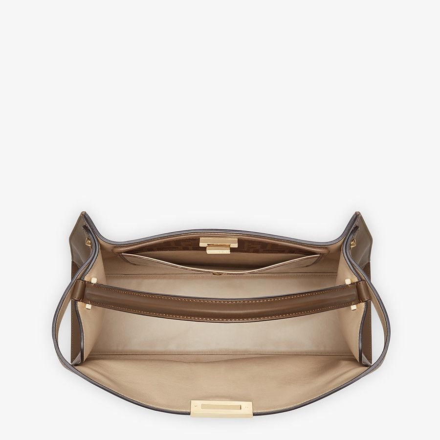 Fendi X-lite Large Brown Leather Bag - Image 5