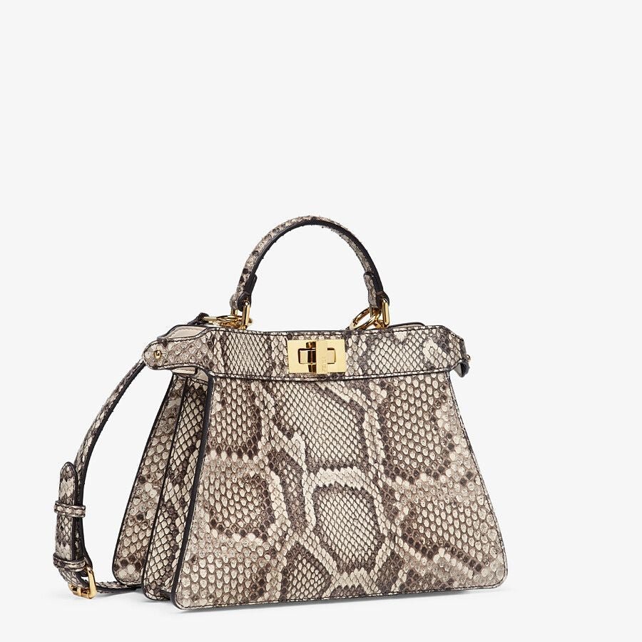 Fendi Small Natural Python Leather Bag - Image 2