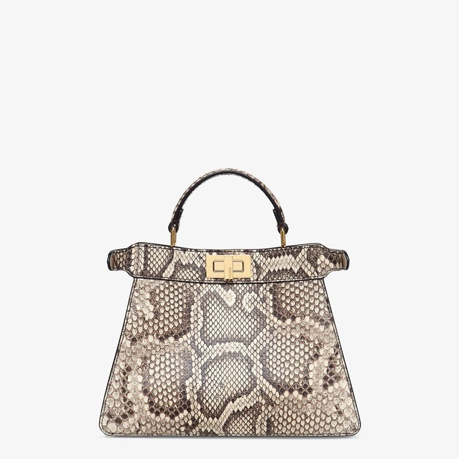 Fendi Small Natural Python Leather Bag - Image 3