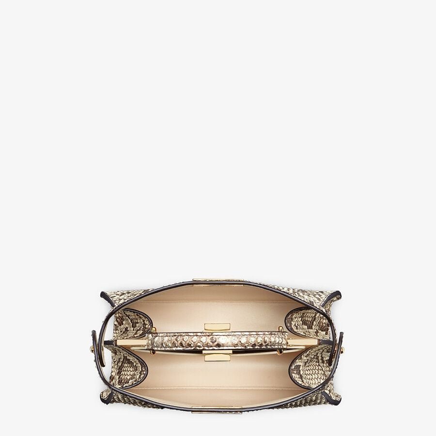 Fendi Small Natural Python Leather Bag - Image 4