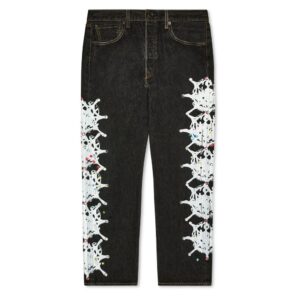 BLACK VINTAGE WEB AND STONE DENIM
