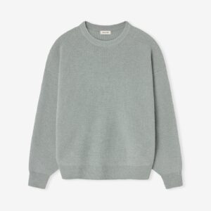 Wool Rib Crewneck Sweater