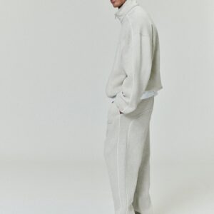 Relaxed Fleece Sweatpant With Piping
