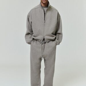 Relaxed Fleece Sweatpant With Piping