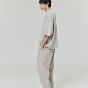 Relaxed Fleece Sweatpant With Piping