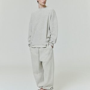 Waffle Crewneck Sweater