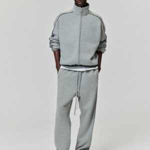 Modern Track Jacket With Piping