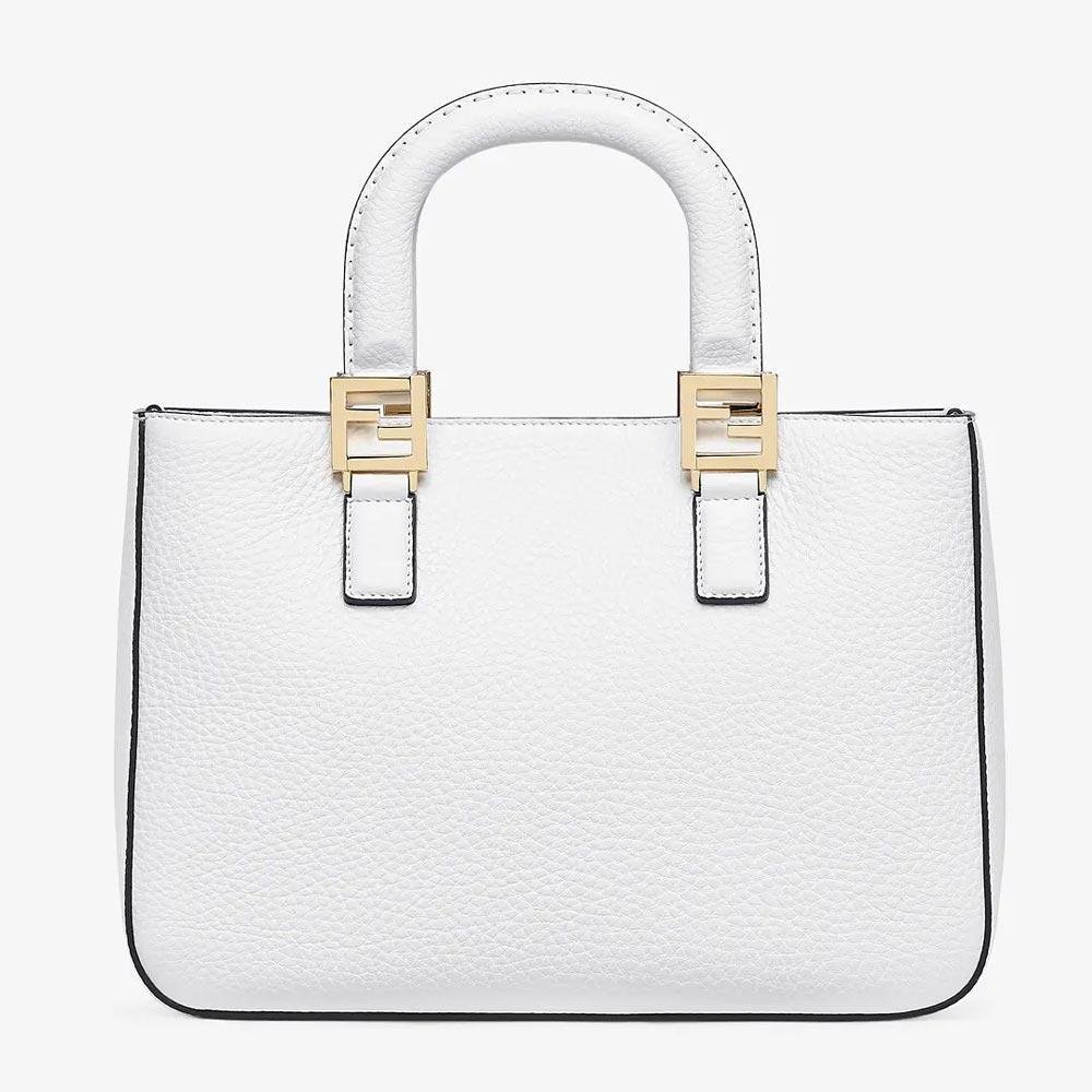 FF TOTE SMALL Cuoio Romano Leather Bag - Image 2