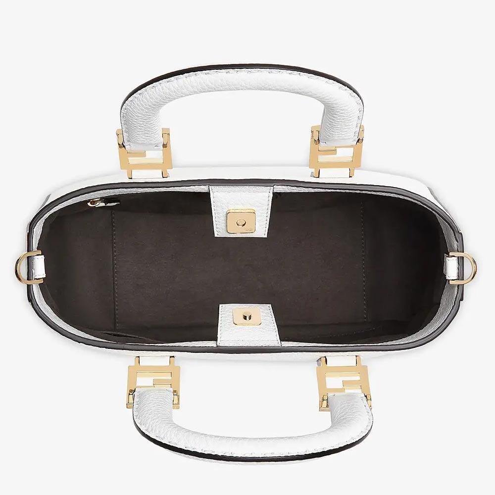 FF TOTE SMALL Cuoio Romano Leather Bag - Image 4