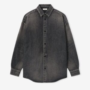 Snap Front Denim Overshirt