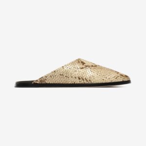 Snakeskin Embossed Slide