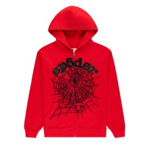 OG WEB STUDDED ZIP HOODIE