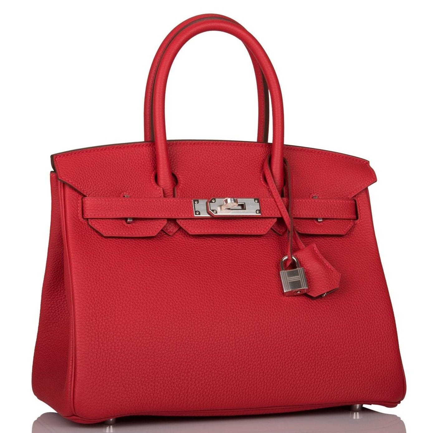 Hermes Rouge Casaque Verso Togo Birkin 30cm Palladium Hardware - Image 5