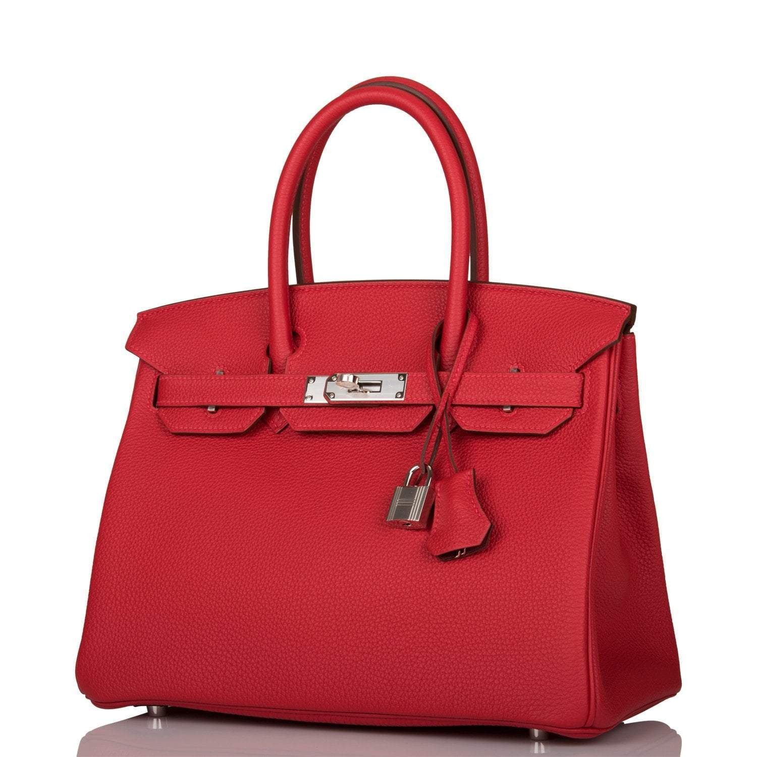 Hermes Rouge Casaque Verso Togo Birkin 30cm Palladium Hardware - Image 2
