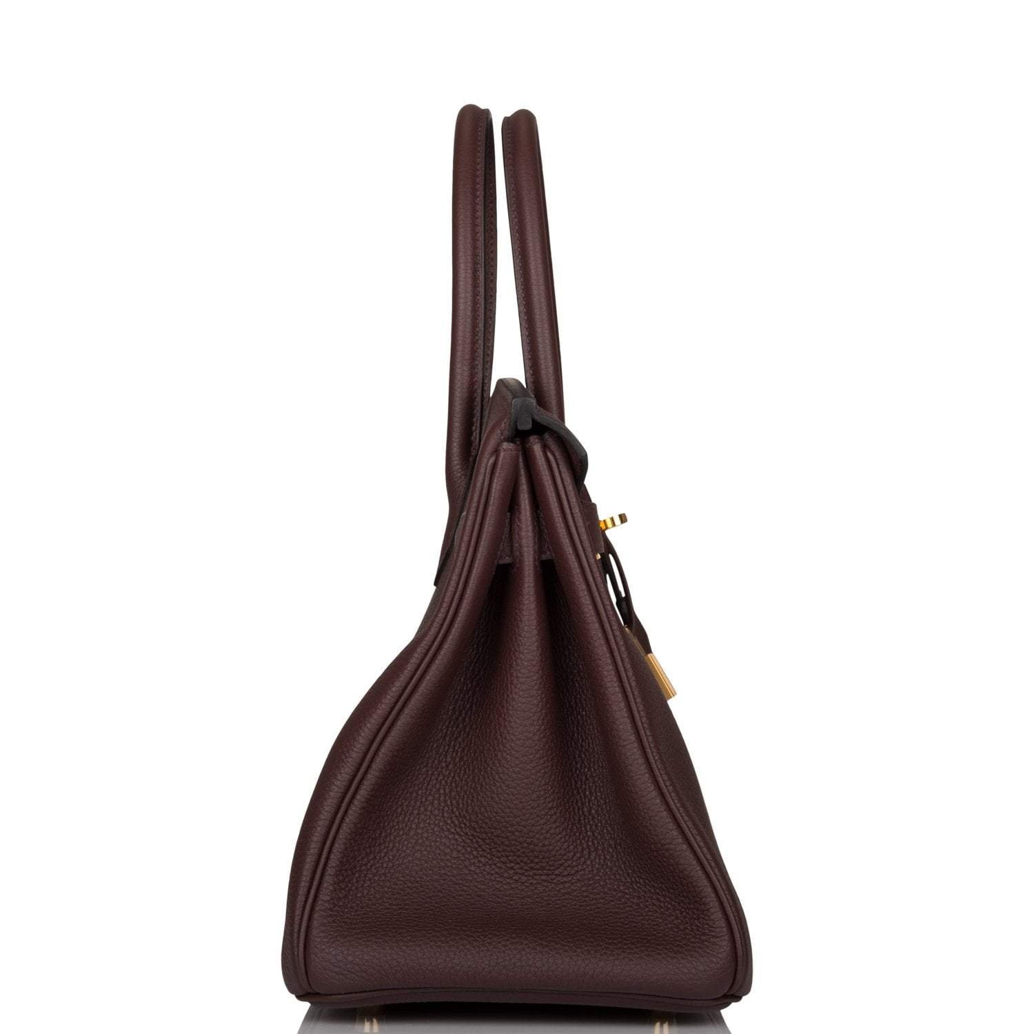 Hermes Rouge Sellier Togo Birkin 30cm Gold Hardware - Image 3
