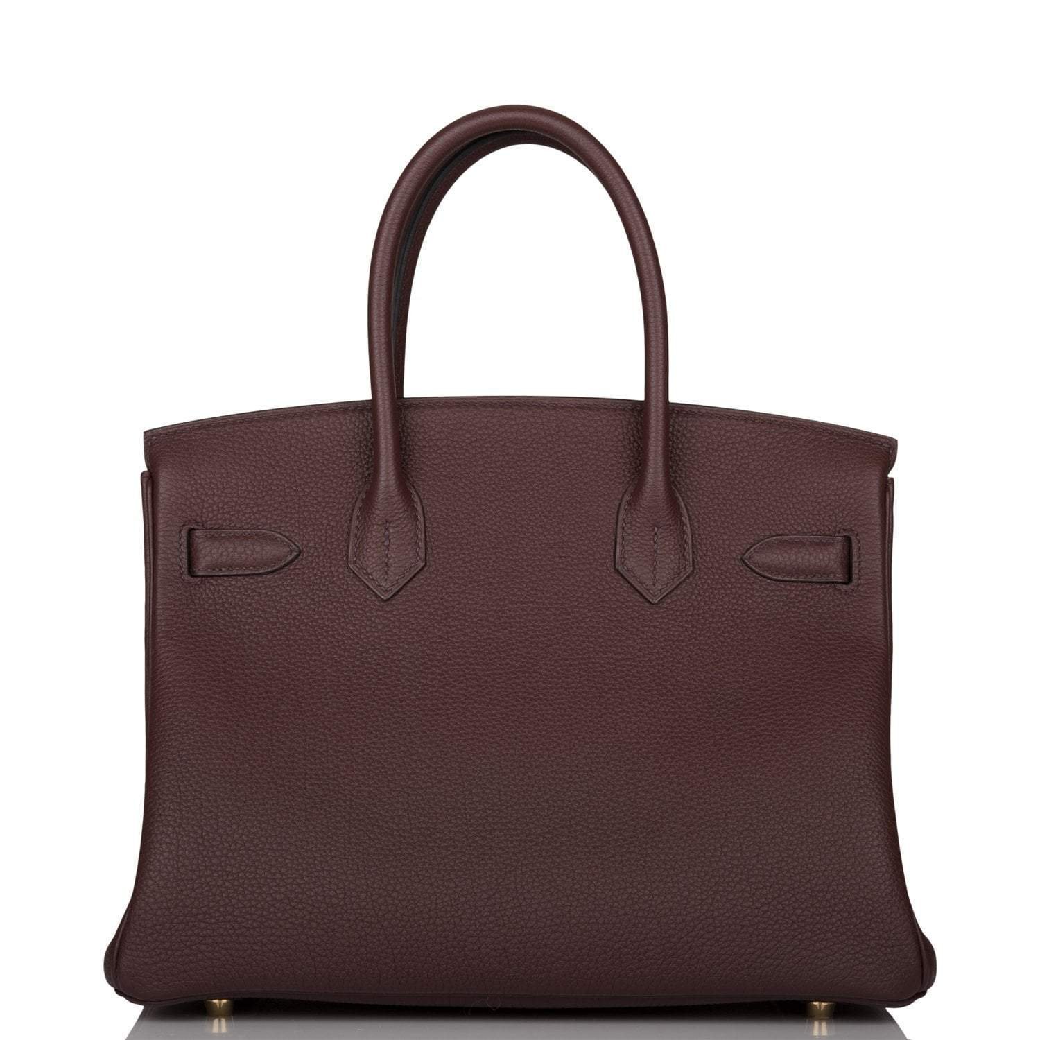 Hermes Rouge Sellier Togo Birkin 30cm Gold Hardware - Image 4
