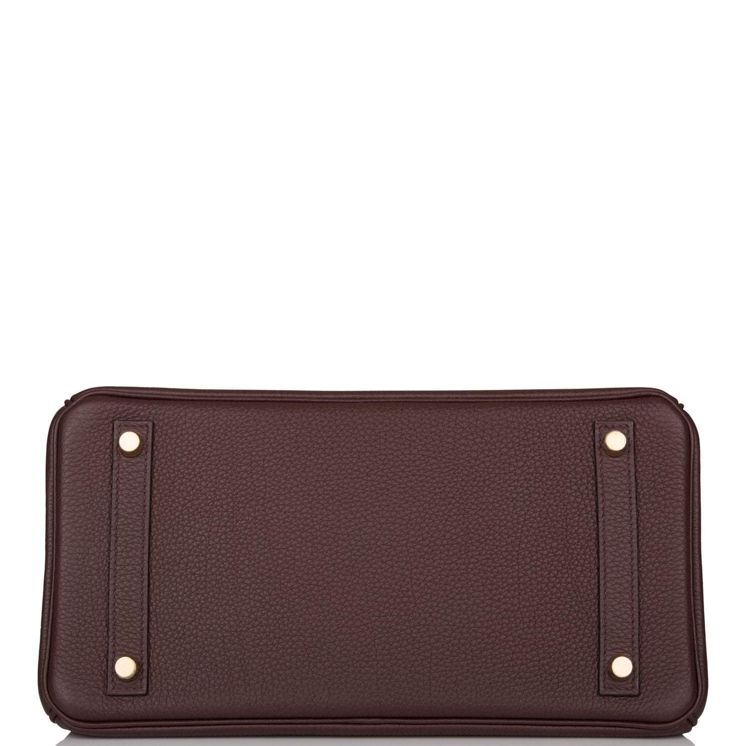 Hermes Rouge Sellier Togo Birkin 30cm Gold Hardware - Image 6