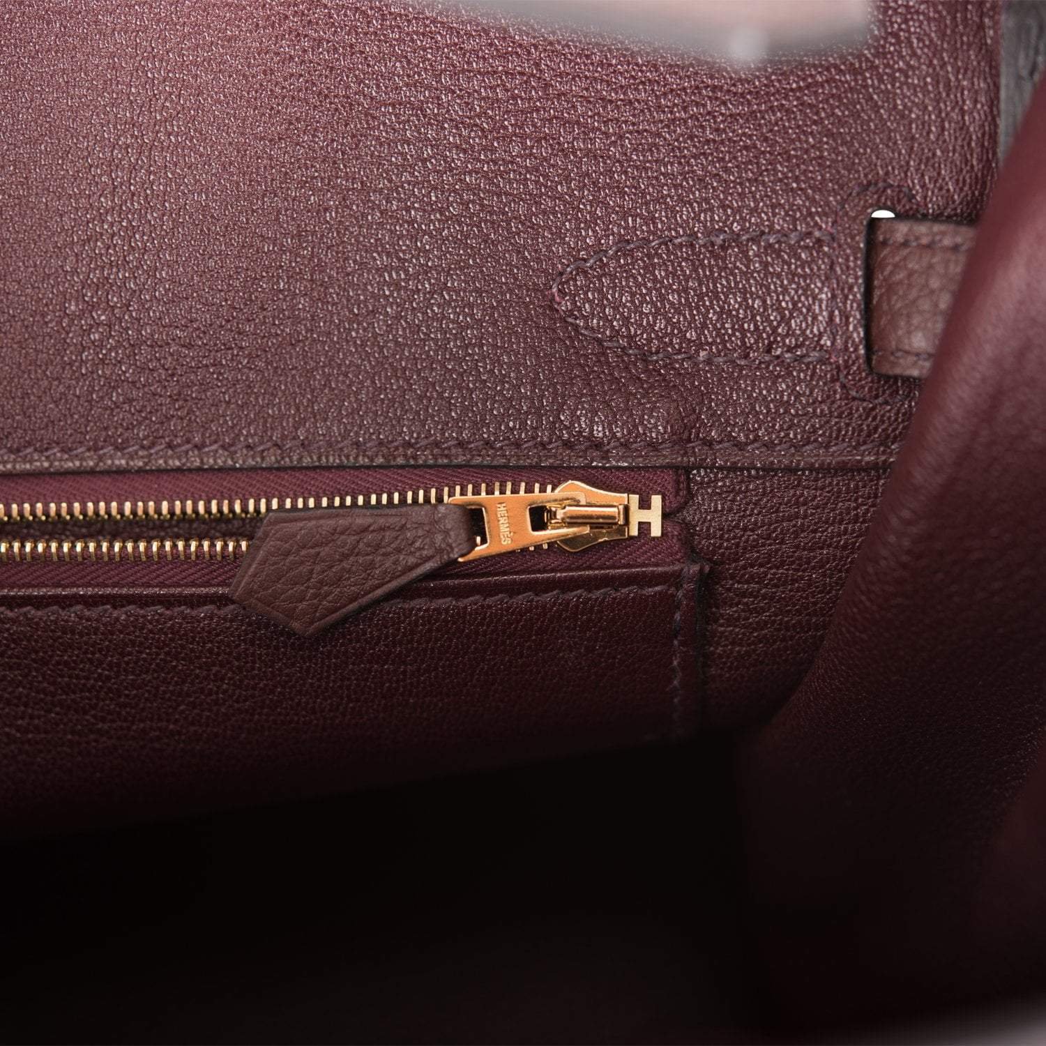 Hermes Rouge Sellier Togo Birkin 30cm Gold Hardware - Image 9