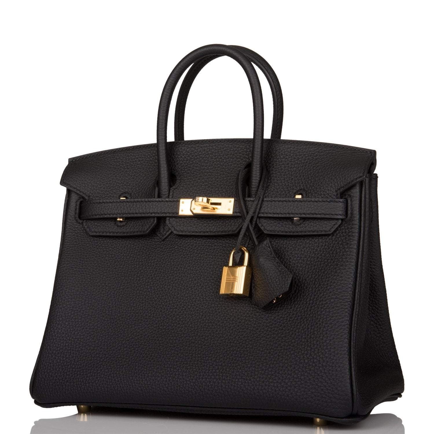 Hermes Birkin 25 Black Togo Gold Hardware - Image 5