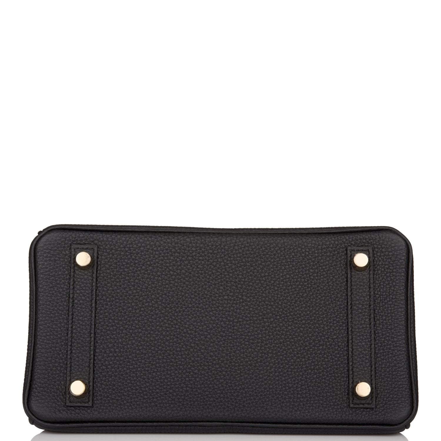 Hermes Birkin 25 Black Togo Gold Hardware - Image 6