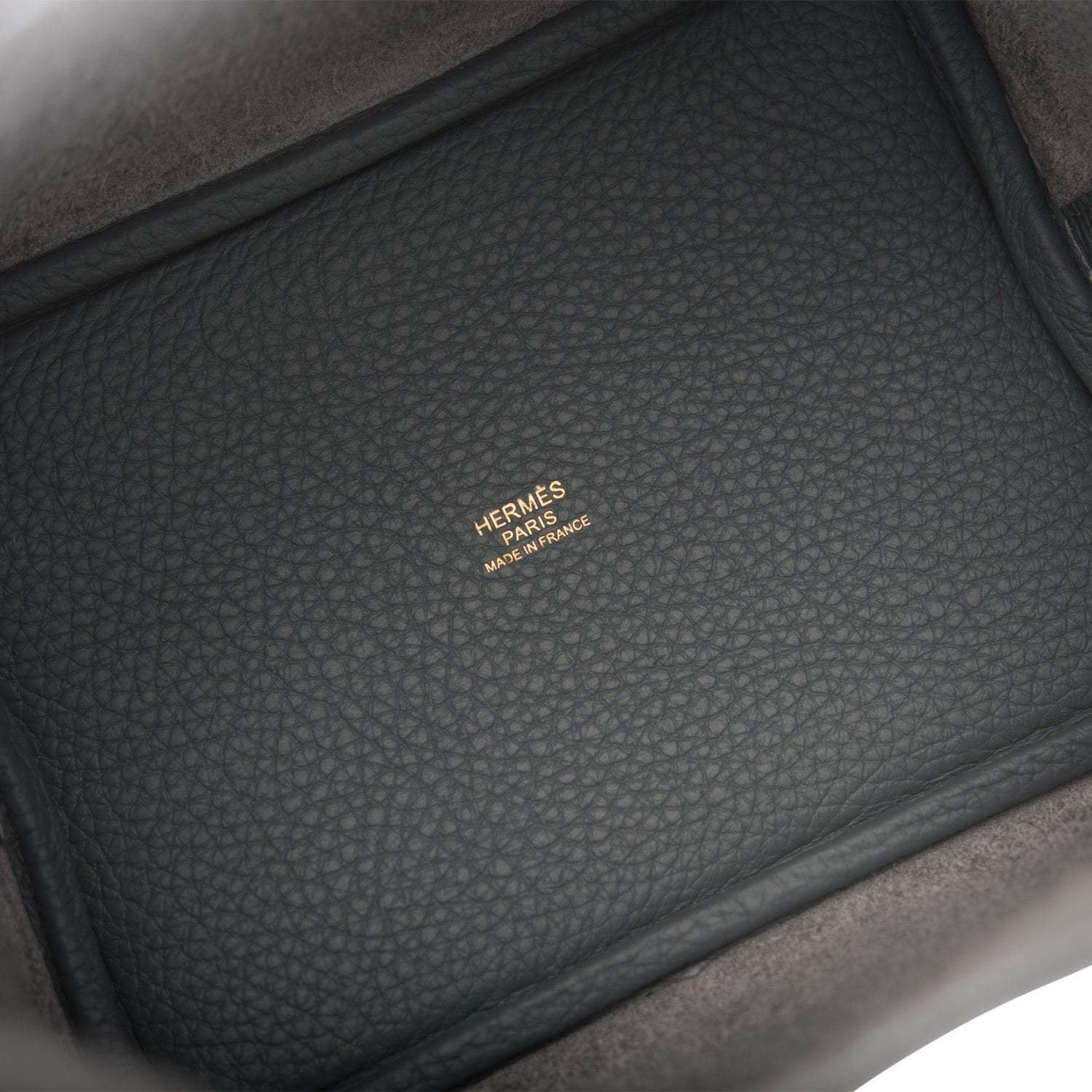 Hermes Bleu Orage Clemence Picotin Lock 18cm Gold Hardware - Image 7