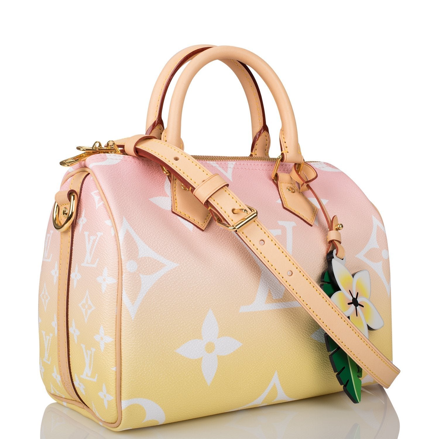 Louis Vuitton Light Pink By The Pool Monogram Speedy Bandouliere 25 - Image 2