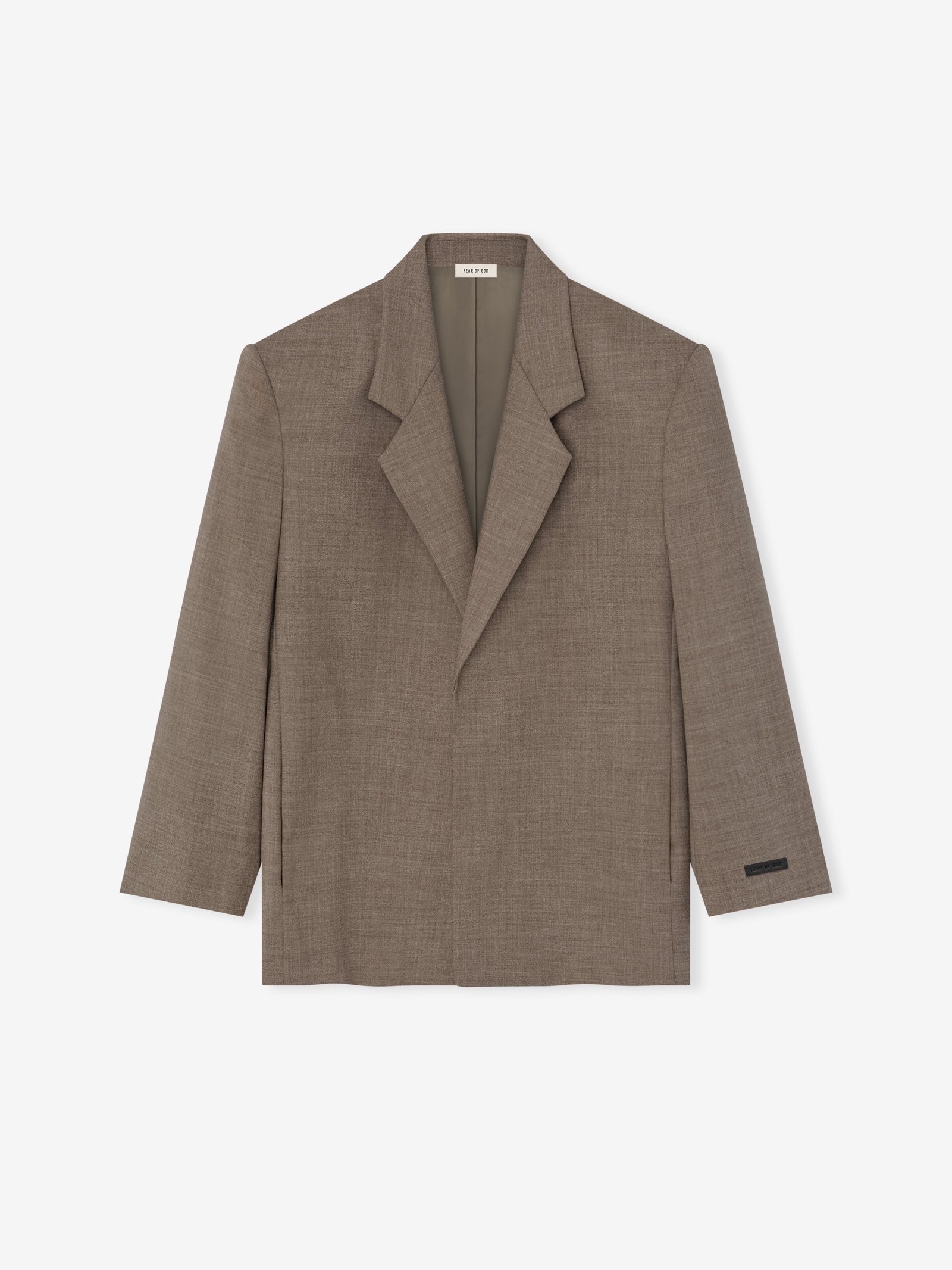 High Twist Wool Single Breasted Blazer - Image 2