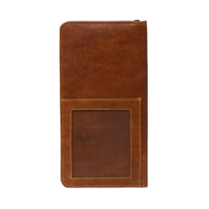 Men’s Tan Leather Travel Wallet