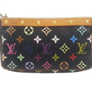 Louis Vuitton Monogram Multicolor Pochette Accessoires Pouch Black SL1013