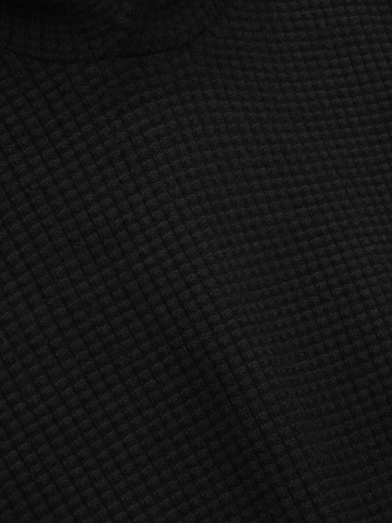 Womens Heavy Waffle 90s Hoodie - Image 7